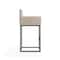 Manhattan Comfort Ambassador Counter Stool in Cream and Black (Set of 3) 3-CS010-CR - alternate 6